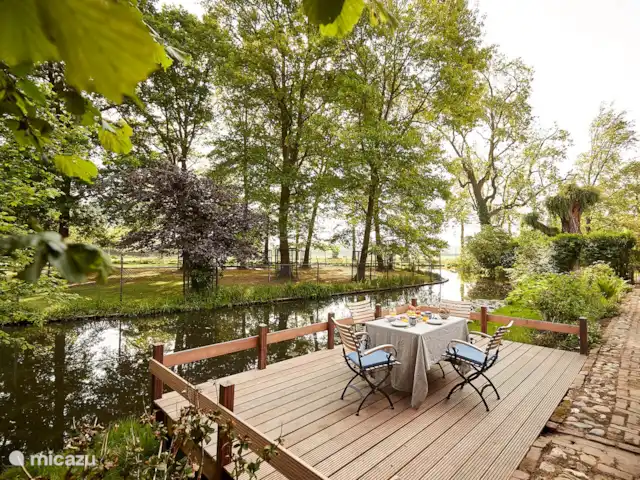 Kasteelhoeve d'Erp huren in Nederland, Limburg, Baarlo - villa Gracht
