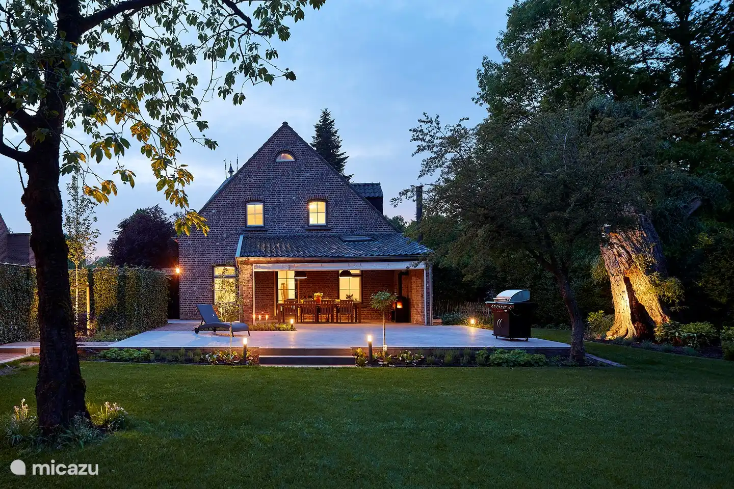 view from the garden