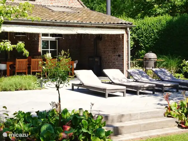 Kasteelhoeve d'Erp huren in Nederland, Limburg, Baarlo - villa Terras