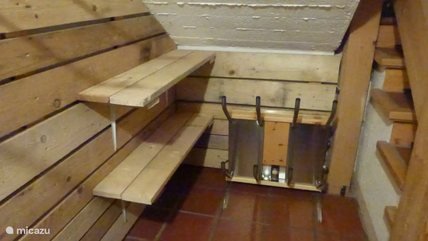 Local à skis avec sèche-chaussures/chauffage