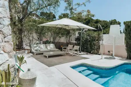 Vakantiehuis Spanje, Costa del Sol, Malaga geschakelde woning Woning in Malaga met zwembad