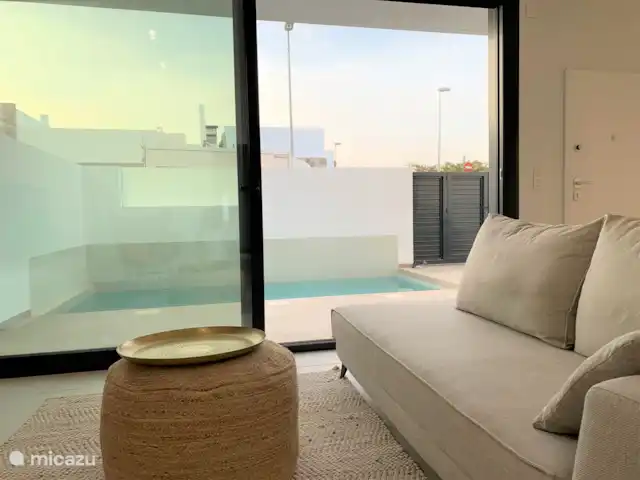 Villa Mirabilis | Espagne, Costa Blanca, Pilar de la Horadada - villa Vue sur la piscine depuis le salon