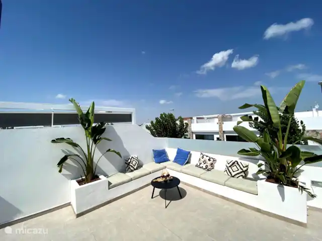 Villa Mirabilis | Espagne, Costa Blanca, Pilar de la Horadada - villa Le canapé lounge sur le toit-terrasse, profitez du soleil autour d'un verre