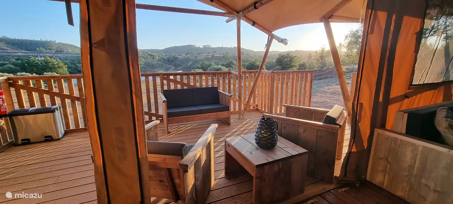 Uw loungeset op de veranda