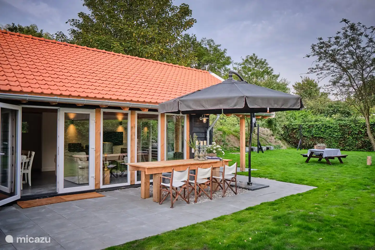 Großer Garten mit viel Privatsphäre