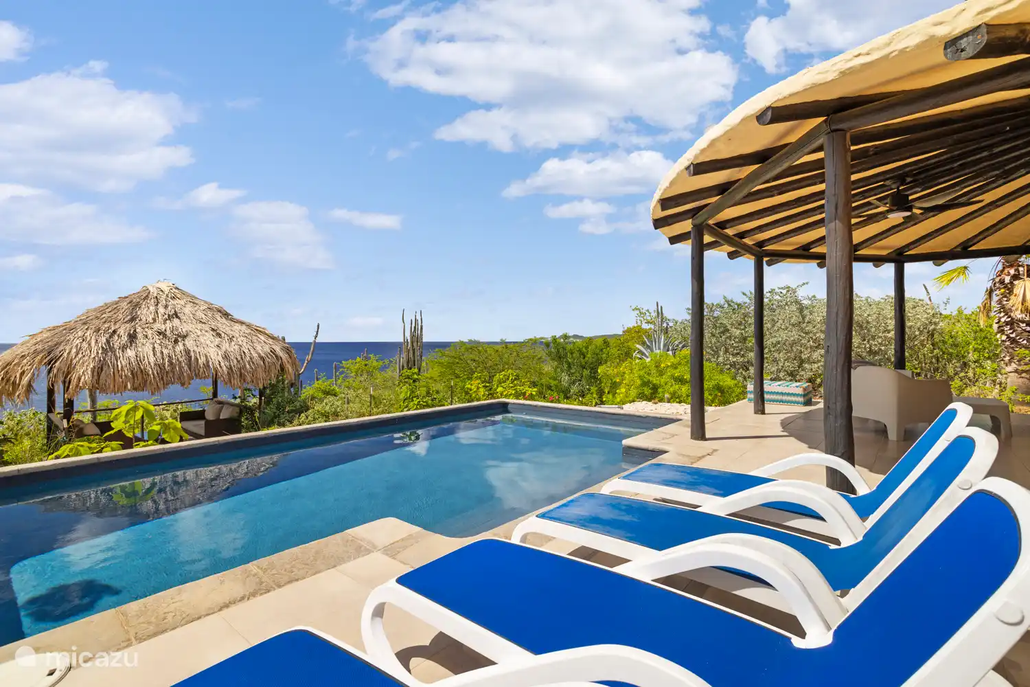 Luxe accommodatie, Bonaire, Bonaire, Sabadeco, vakantiehuis El Pueblo Diez Tres