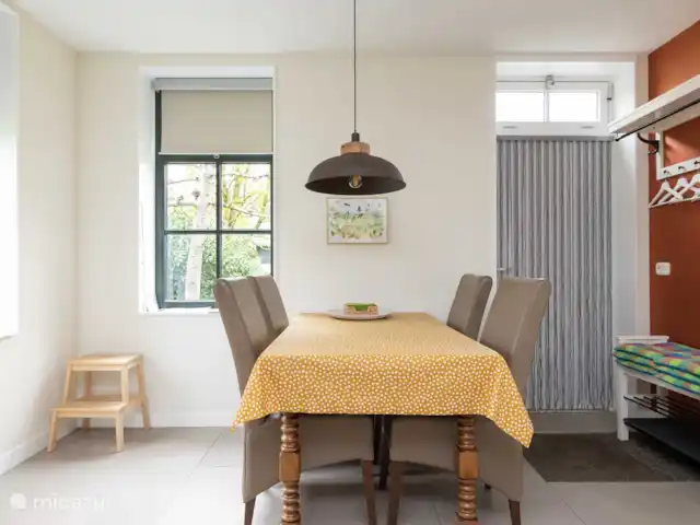 Location de Vacances Pays-Bas, Drenthe, Echten, maison de vacances - Prairie de vache de ferme Salle à manger