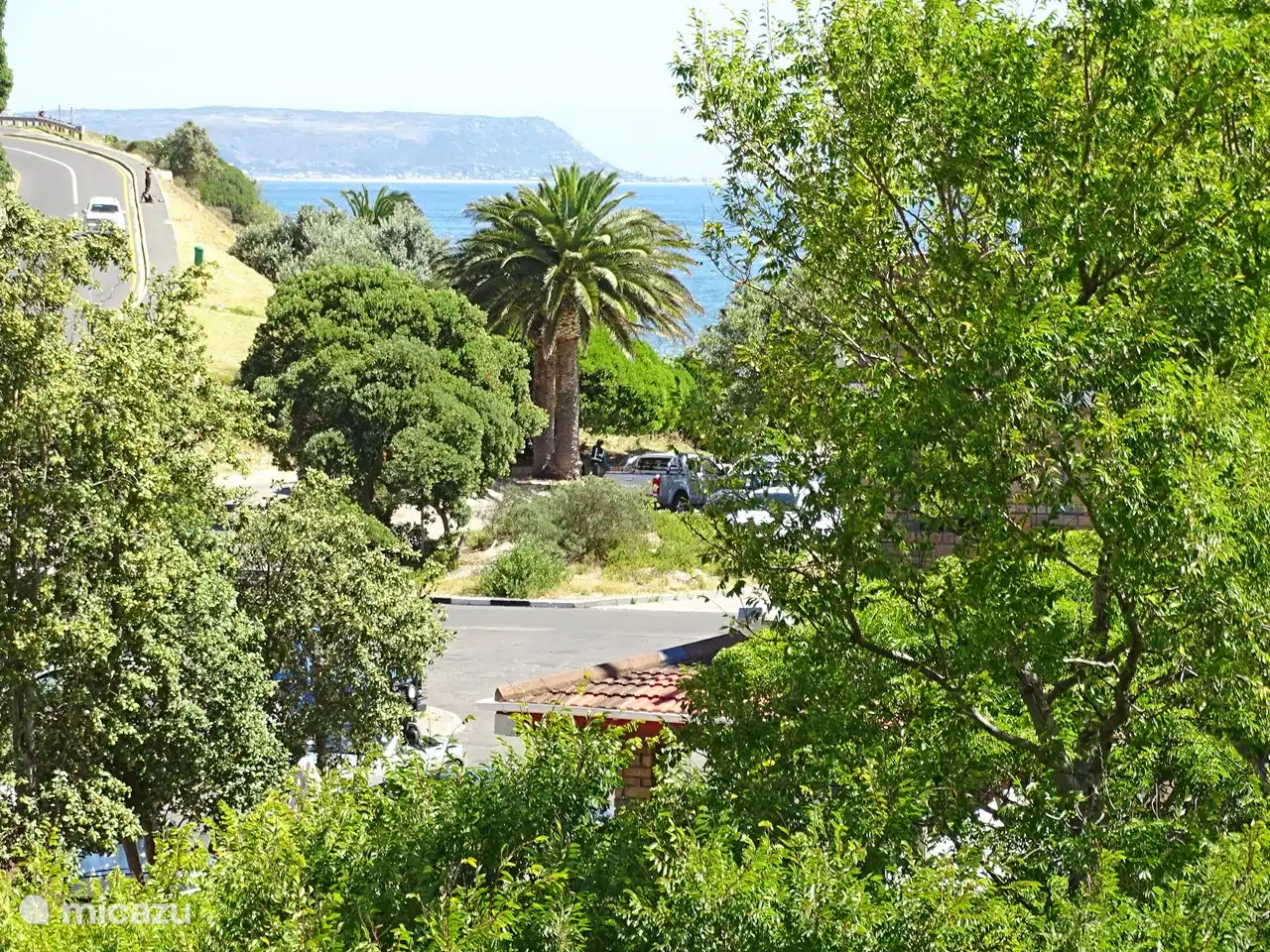 Meerblick in der Ferne, 1 Gehminute vom Strand entfernt