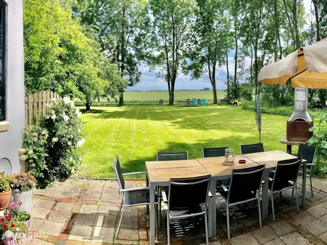 Ferme Cérès | Pays-Bas, Groningue, Nieuwolda - maison de vacances Terrasse et jardin