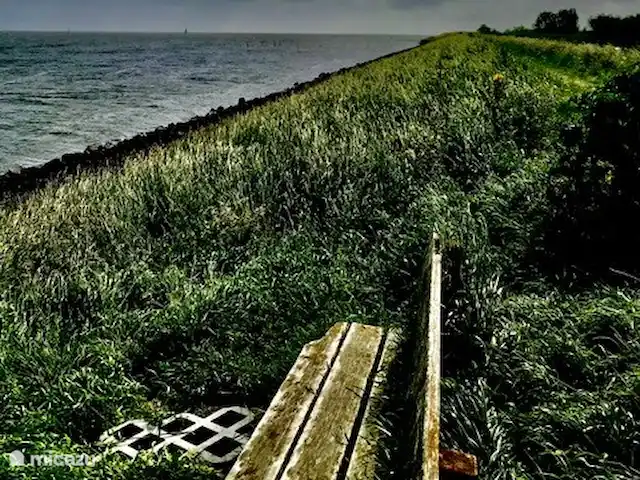 Location de Vacances Pays-Bas, Hollande du Nord, Andijk, maison de vacances - Maison du lac IJsselmeer 2 IJSSELMEER sur le Dijk de l'autre côté de la maison