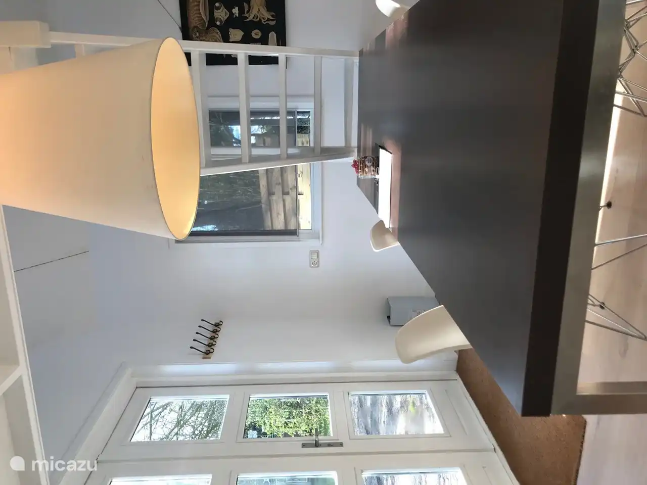 Large table to work on with fast WIFI, eating and playing