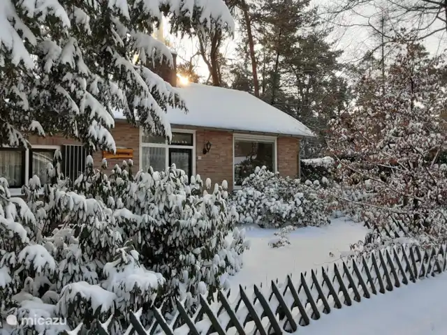 Location de Vacances Pays-Bas, Overijssel, Holten, maison de vacances - Maison forestière rétro 'De Verpoozing' 'De Verpoozing' dans la neige