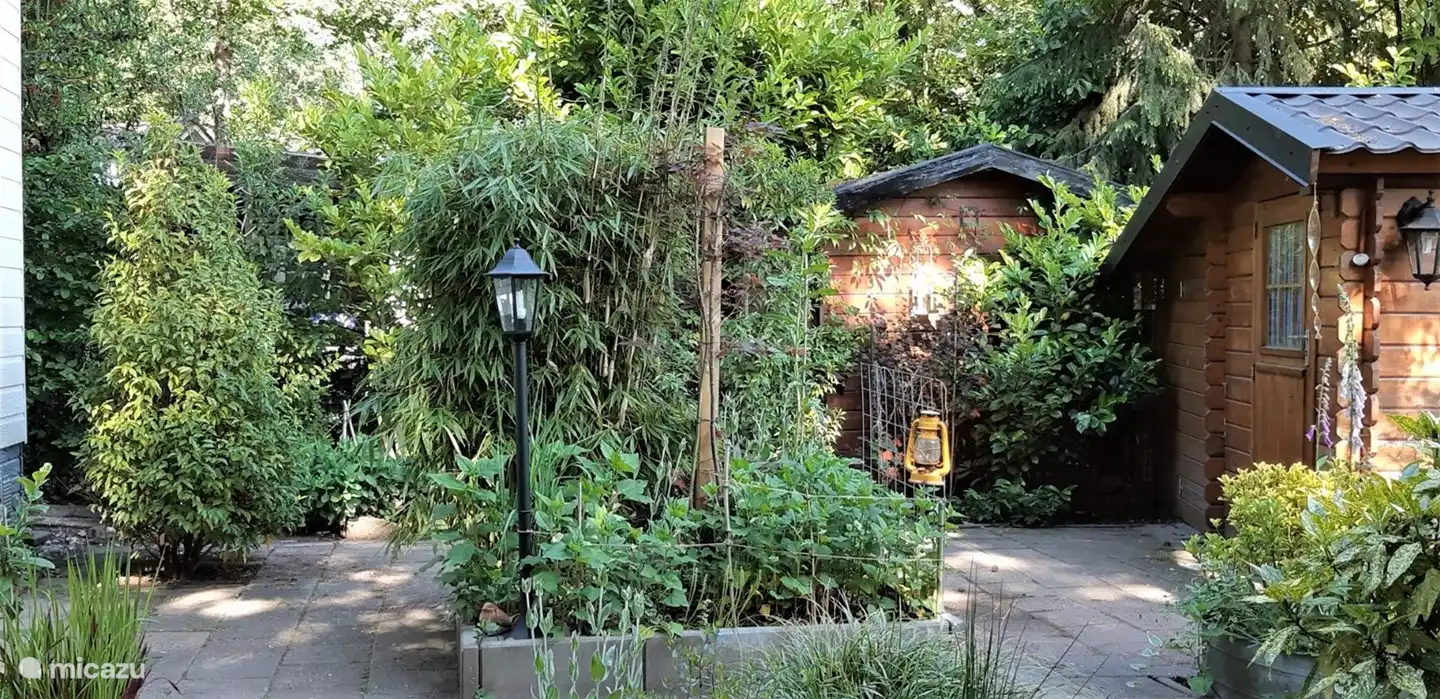 Teil des geschmackvoll eingerichteten Gartens.