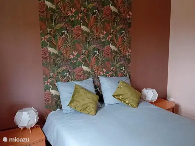 Villa Mon Cherry La Haute Preze 26 en Francia, Charente, Rouzède - villa El dormitorio 3 también se encuentra en la planta baja y está equipado con una cama doble.