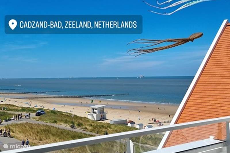 Vakantiehuis Nederland, Zeeland, Cadzand-Bad Penthouse Penthouse met zeezicht en zwembad !