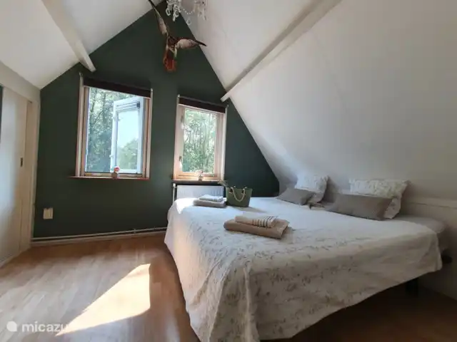 PuurZang | Ommen huren in Nederland, Overijssel, Ommen - vakantiehuis Slaapkamer met twee persoonsbed