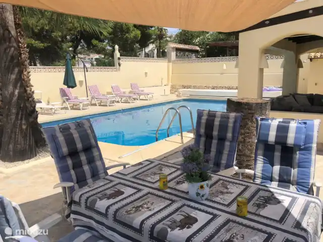 Casa Bel Air | Espagne, Costa Blanca, Moraira - villa Table à manger 1 donnant sur la piscine