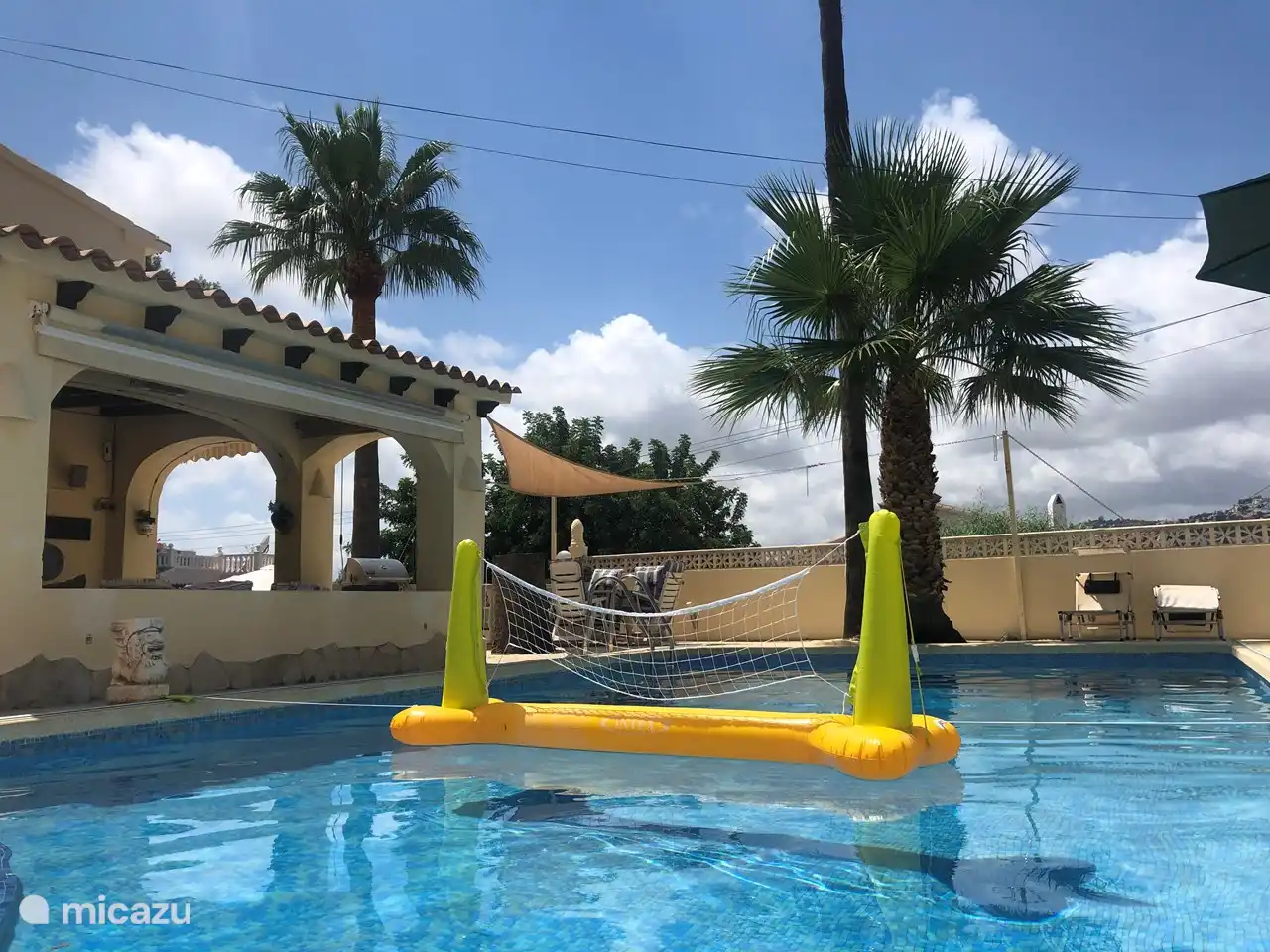 Un filet de volley gonflable pour les enfants