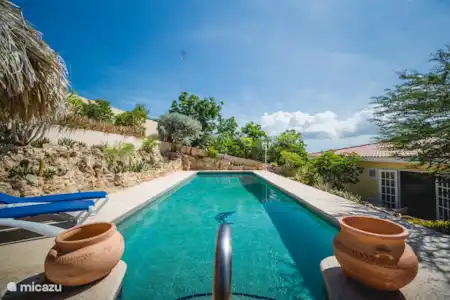 Vacation rental Curaçao, Banda Abou (West), Cas Abou villa Cariblue 180 ° sea view and Magna pool