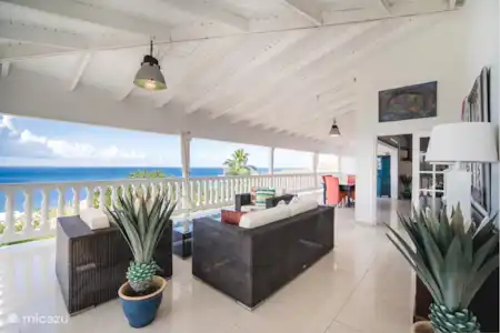 Vacation rental Curaçao, Banda Abou (West), Cas Abou villa Cariblue 180 ° sea view and Magna pool