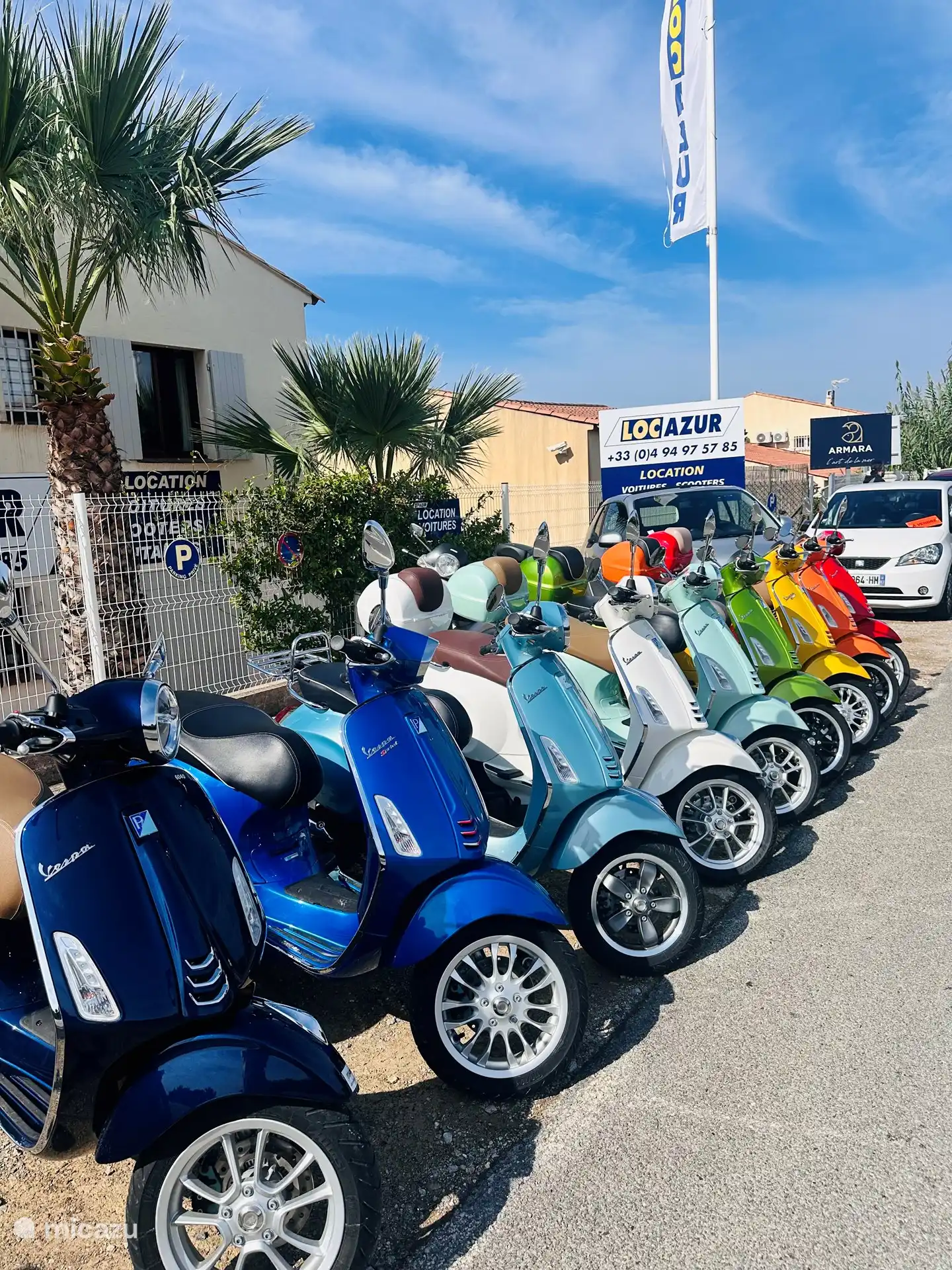 Mieten Sie einen Motorroller Ramatuelle