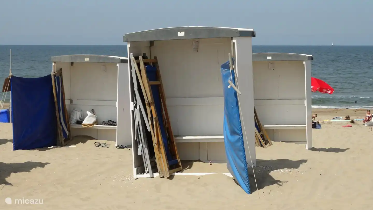 Strandhäuser von Katwijk aan Zee