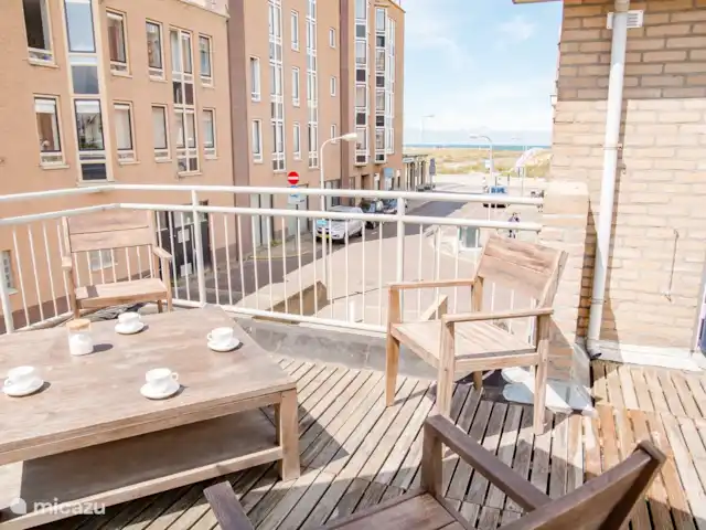 La maison de plage d'Emma | Pays-Bas, Hollande méridionale, Katwijk - appartement La terrasse sur le toit avec vue sur la mer