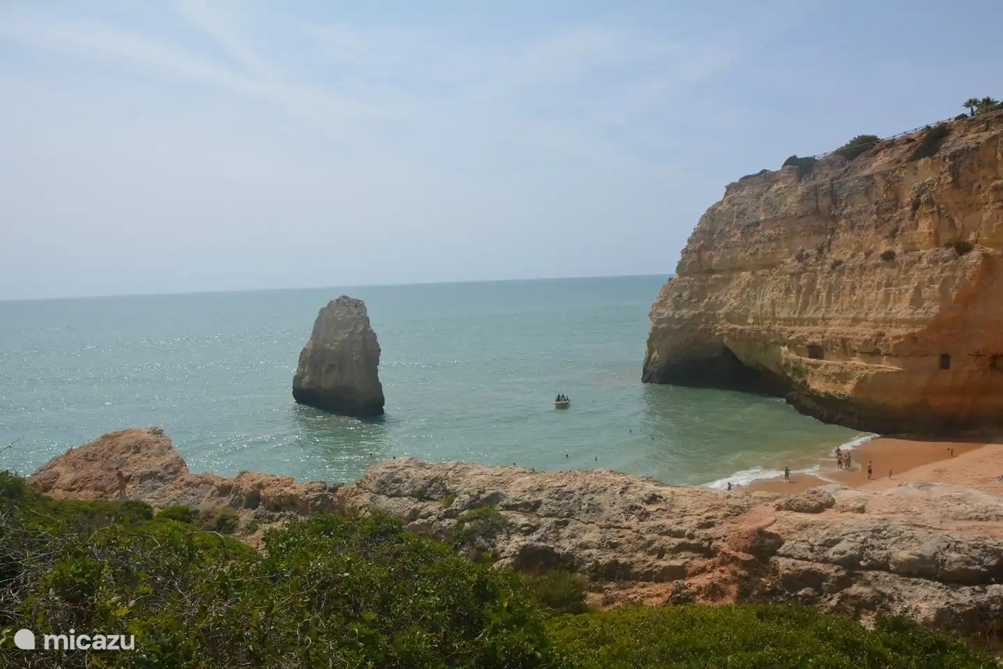Vlakbij de grotten van Benagil