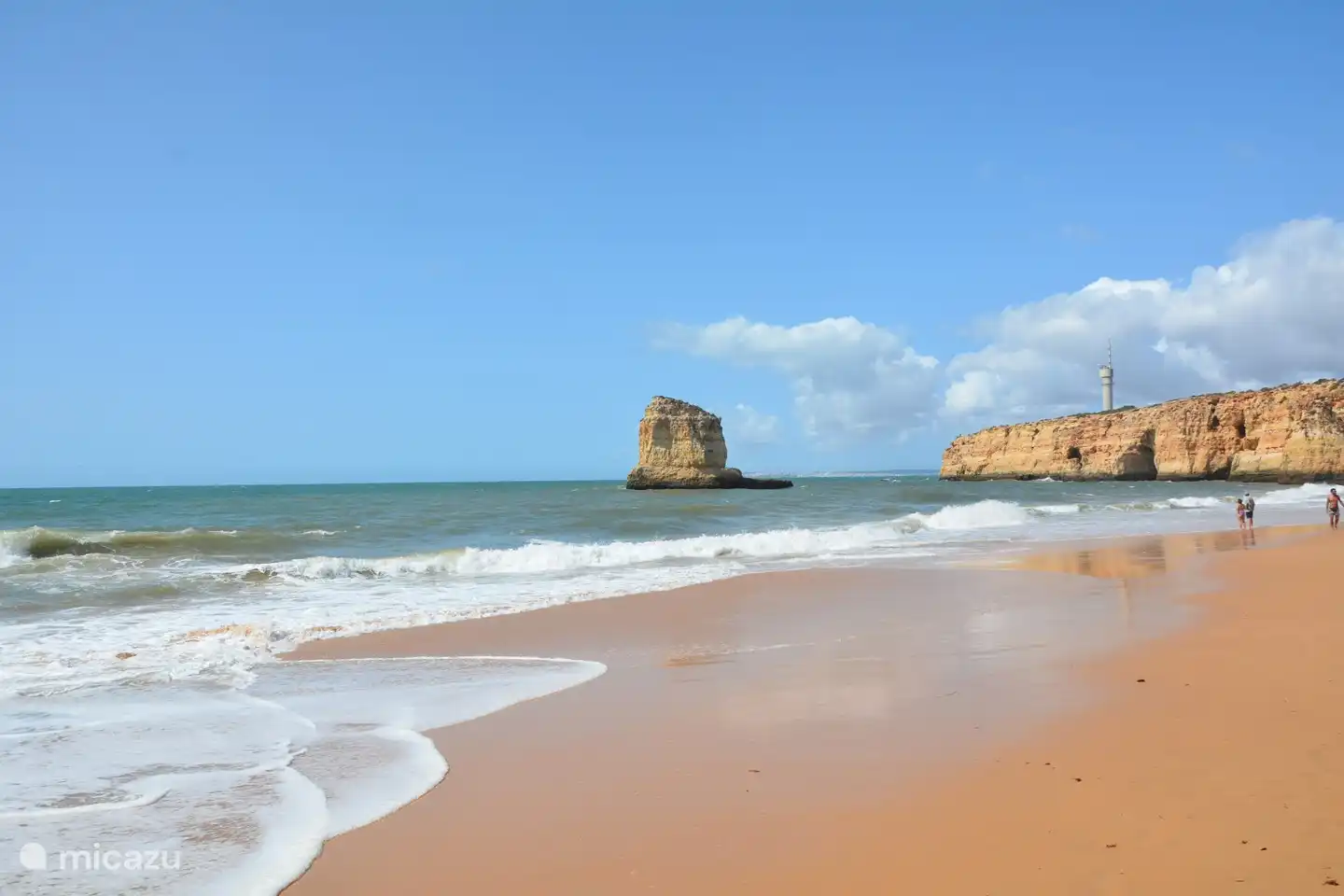 Prachtig uitzicht op het strand van Caneiros