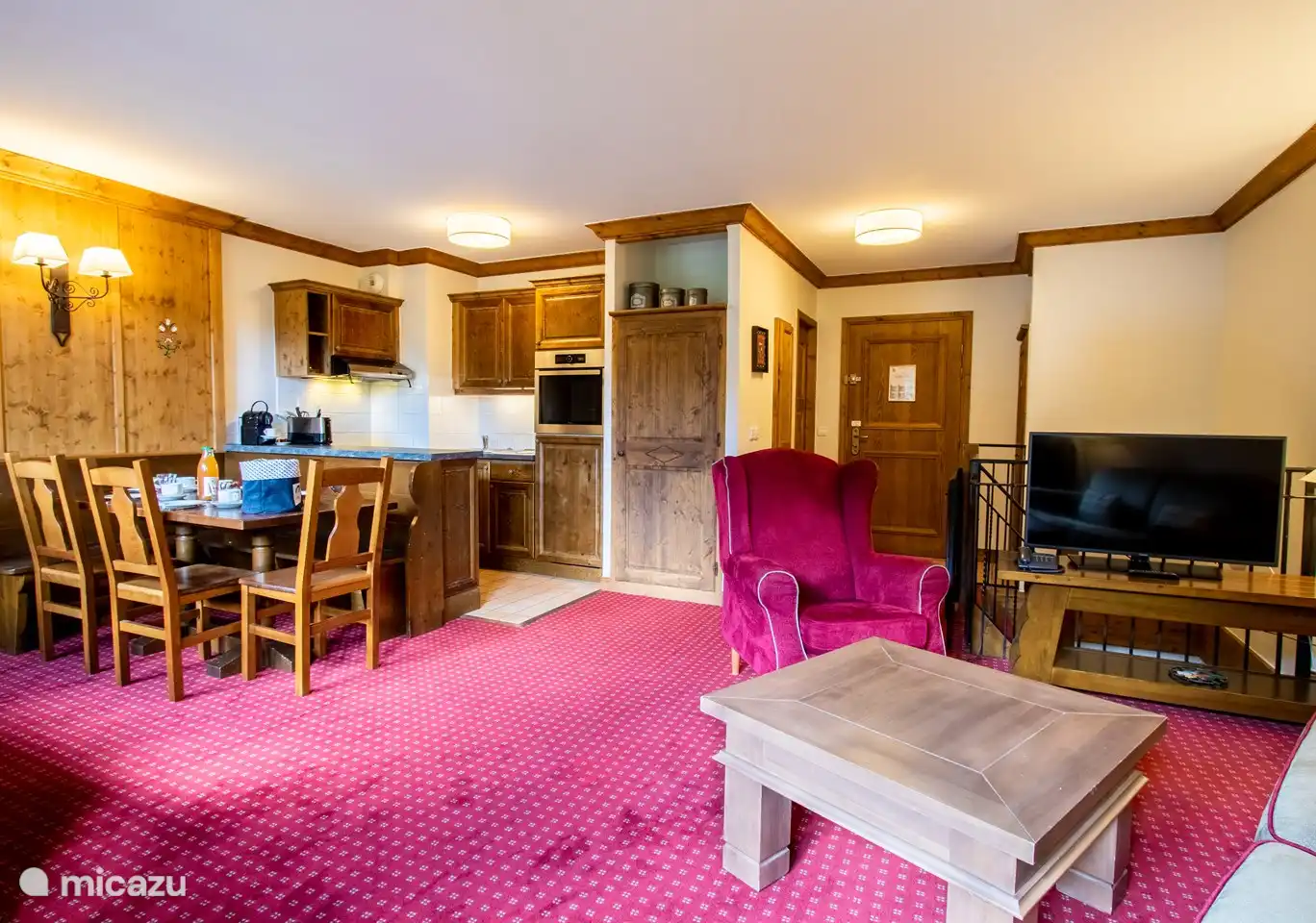 L'Ekrin des Arcs - woonkamer / keuken / eethoek