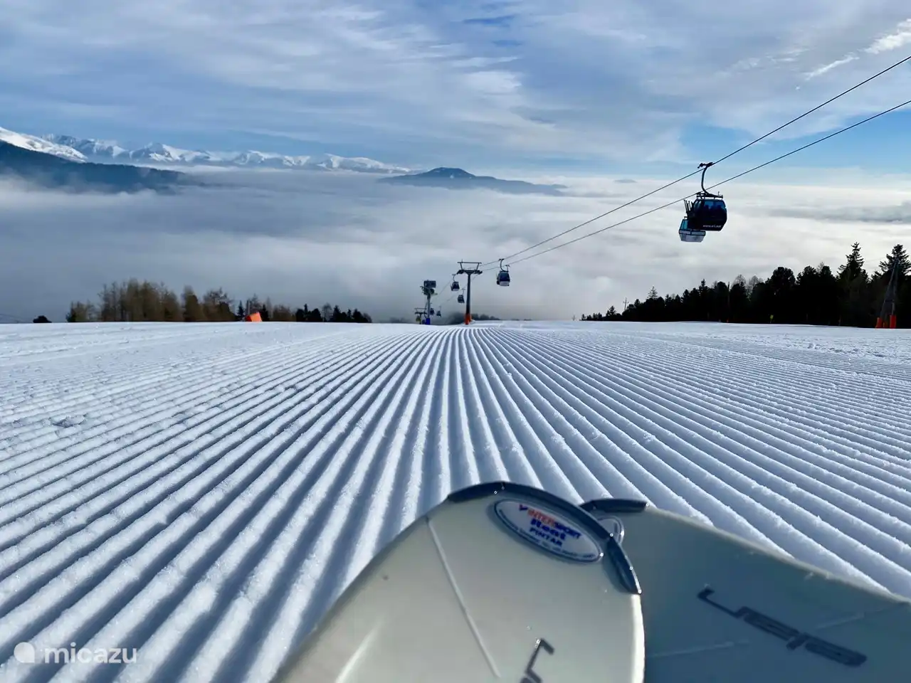 Temprano en la mañana en el Kreischberg