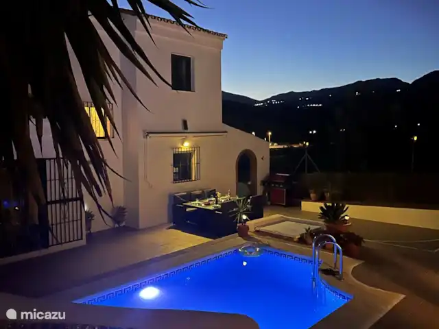 Villa Amigos del Sol -Super vues | Espagne, Andalousie, Alcaucin - villa Convivialité le soir