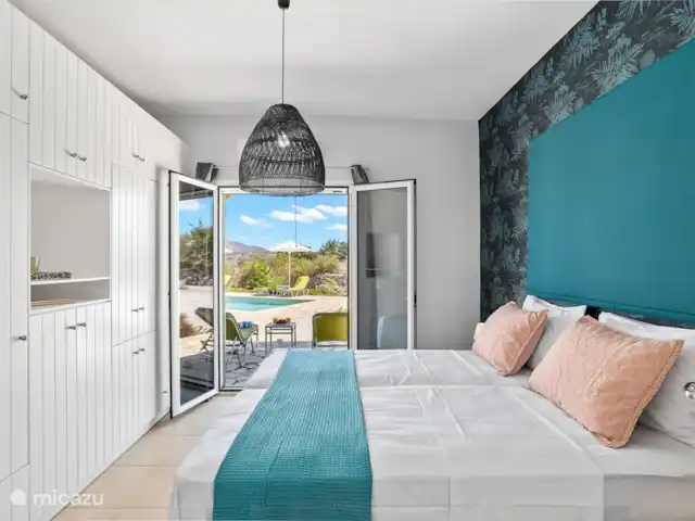 Villa Helios en Grecia, Creta, Xirosterni - villa Dormitorio principal de Villa Helios