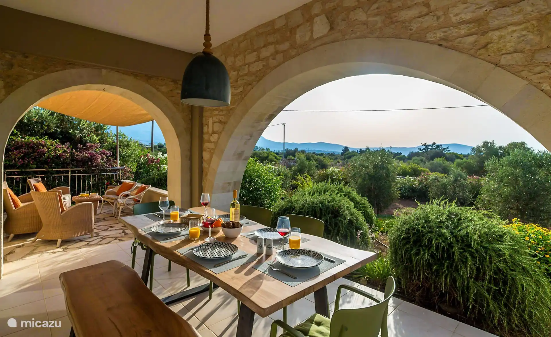 Blick auf die Weißen Berge