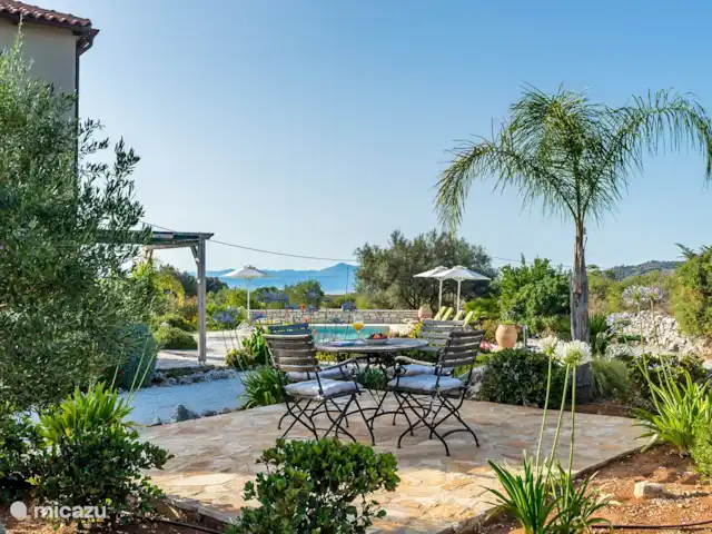 Villa Helios en Grecia, Creta, Xirosterni - villa Sentarse bajo las estrellas