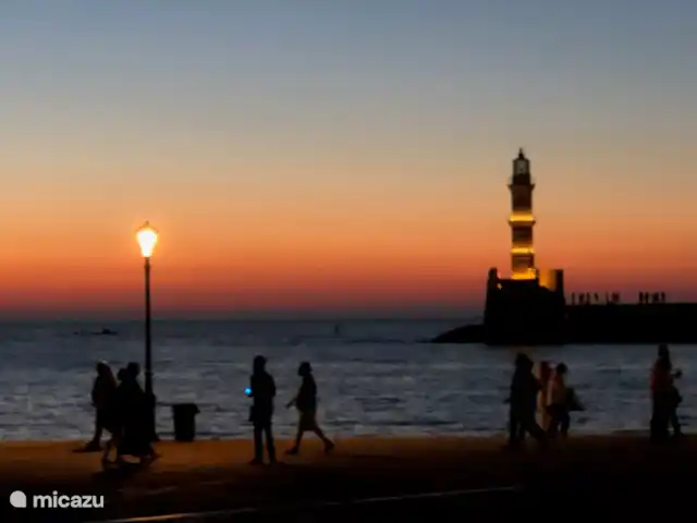 Villa Helios en Grecia, Creta, Xirosterni - villa Puerto veneciano de Chania