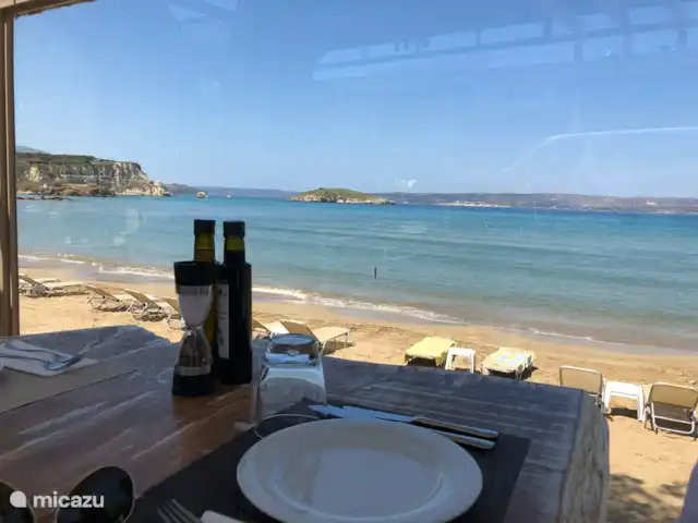 Villa Helios en Grecia, Creta, Xirosterni - villa playa de Almirida