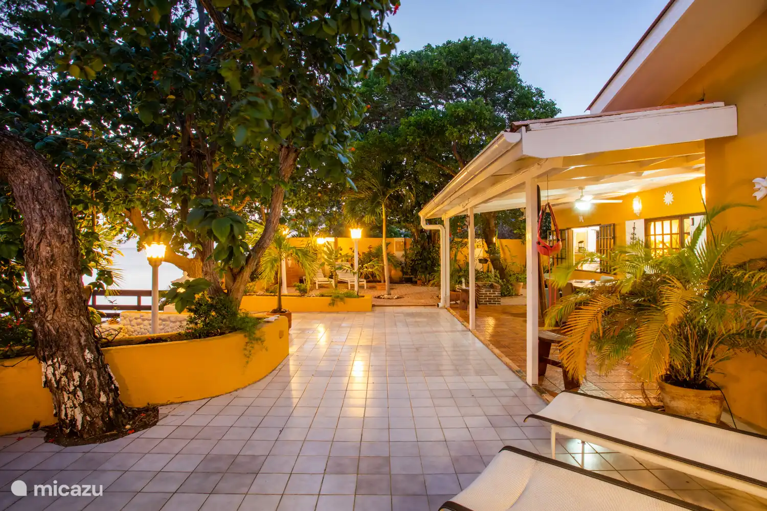 Idealer Ort für lange Abendessen, entspannte Nachmittage oder gemütliche Abende unter den Sternen. 