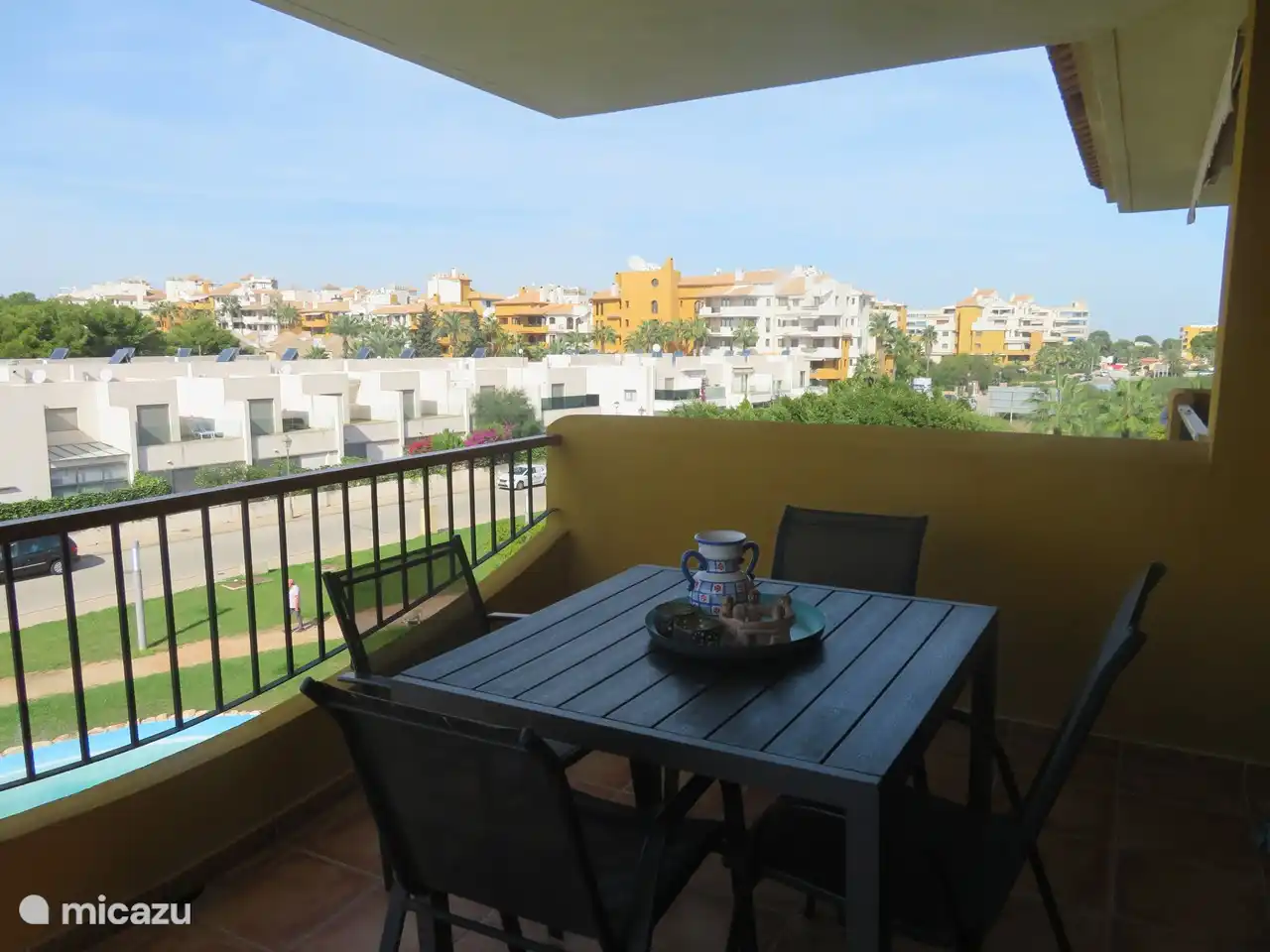 View from the balcony towards Punta Prima