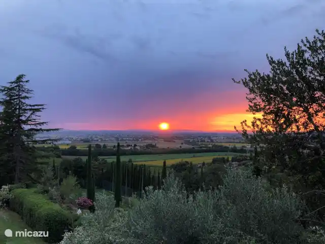 Casa del Castagno huren in Italië, Toscane, Cortona - villa Fantastische zonsondergangen