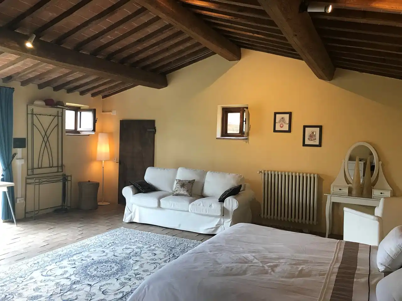 De slaapbank in de cottage