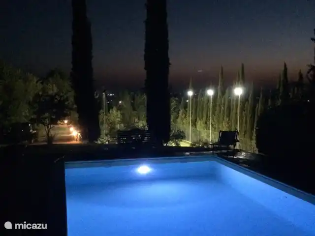 Casa del Castagno huren in Italië, Toscane, Cortona - villa Ook aan de verlichting is gedacht