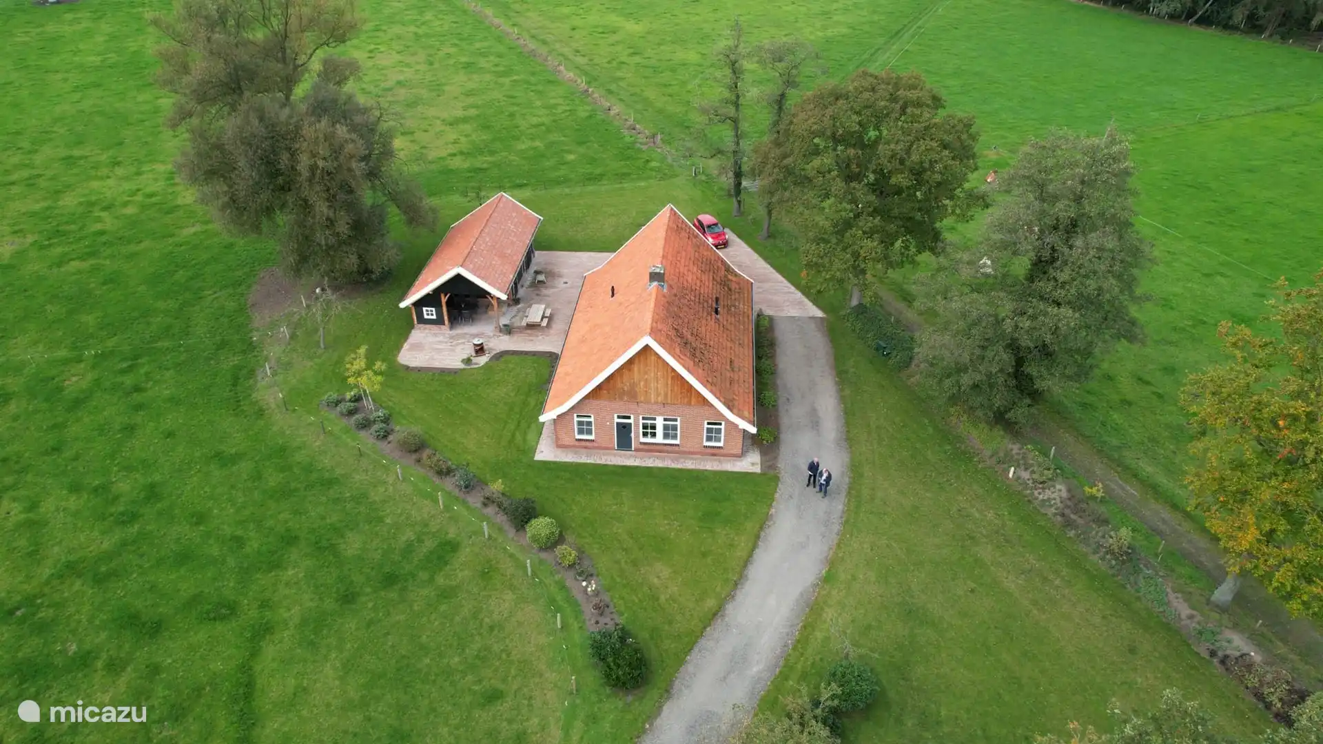 Esta foto fue tomada por uno de nuestros huéspedes usando un dron.