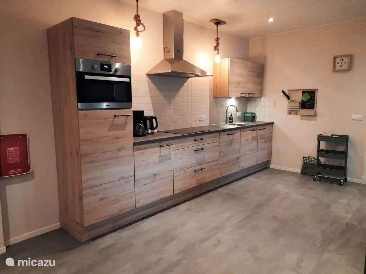 Con espacio para cocinar