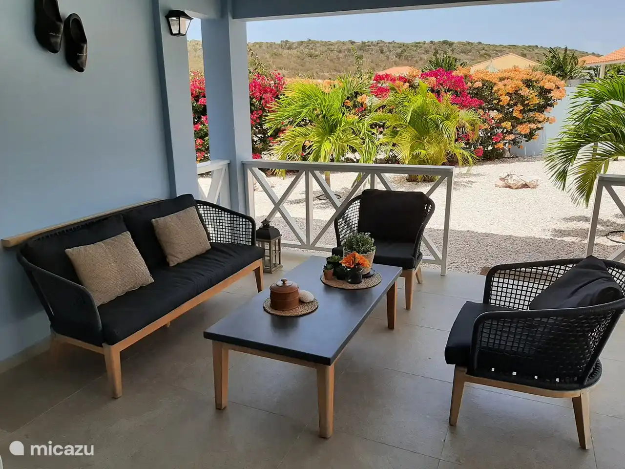 Siège confortable sur le porche