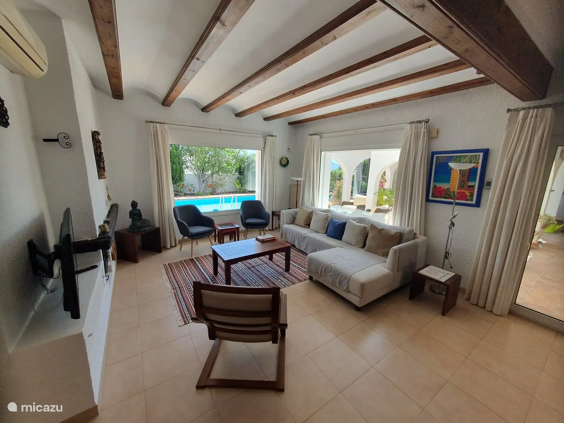 Wohnzimmer Villa Lotus Moraira