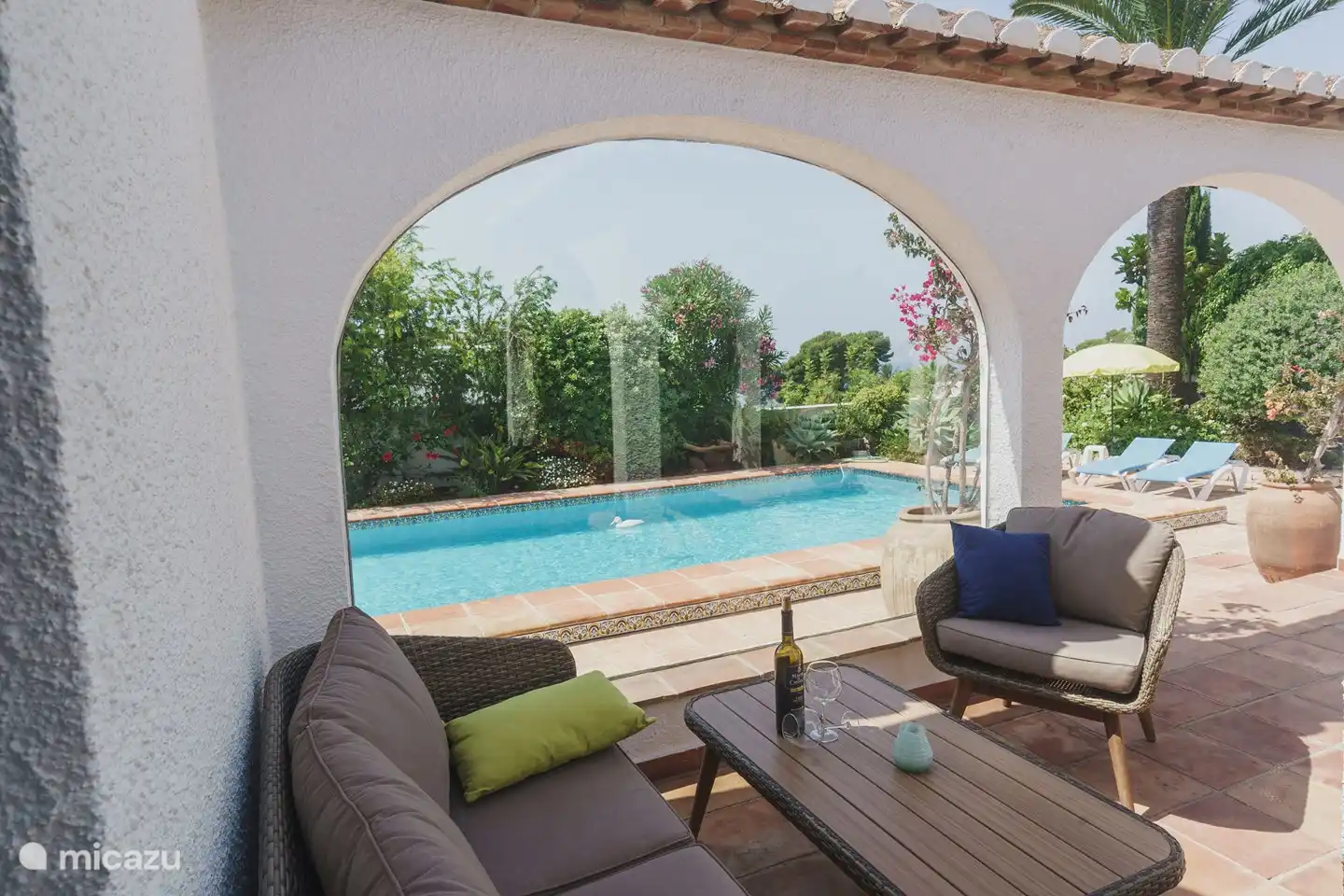 Villa Lotus Moraira Lounge Set Terrasse