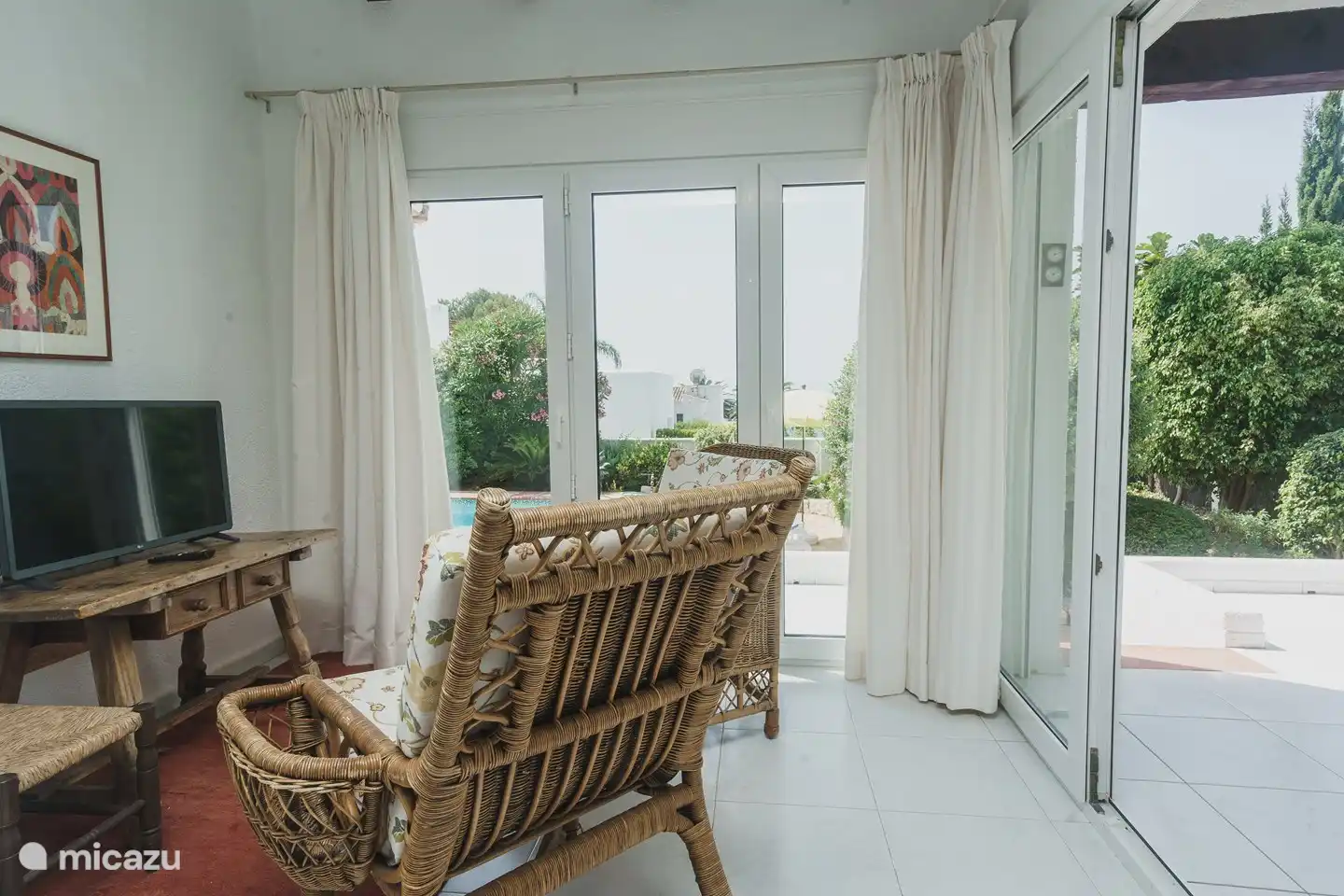 Villa Lotus Moraira Casita TV-Ecke