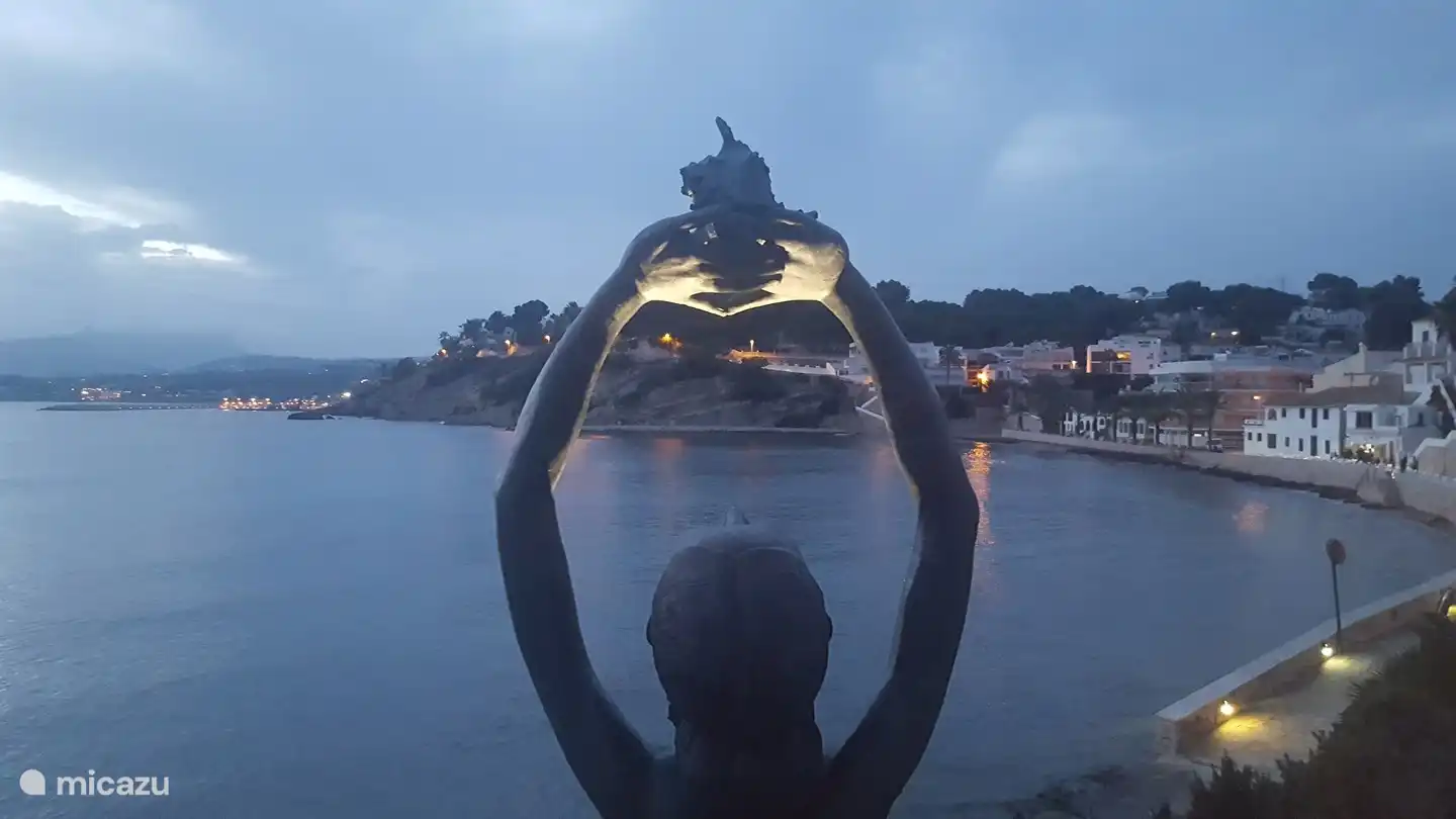 Strandstatue von El Portet