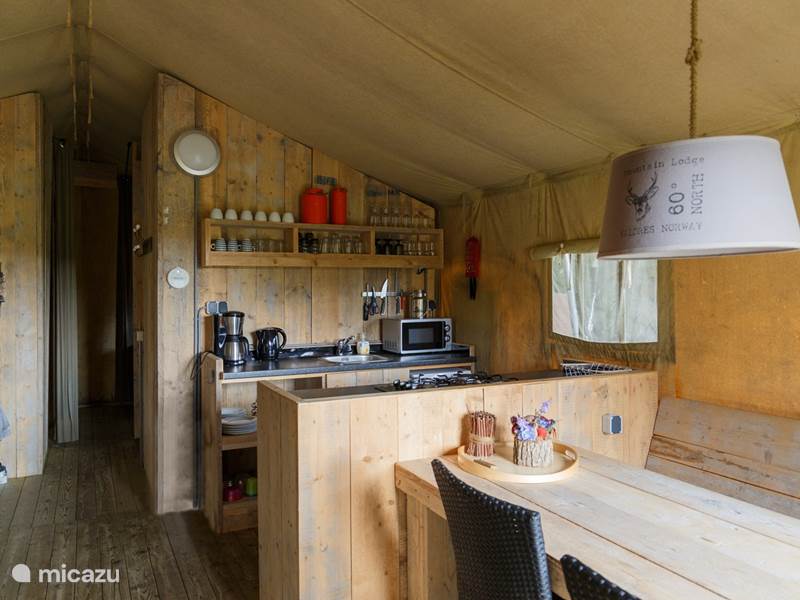 Maison de Vacances Pays-Bas, Overijssel, Haaksbergen Glamping / Tente Safari / Yourte Landrijk de Reesprong - Tente safari 1